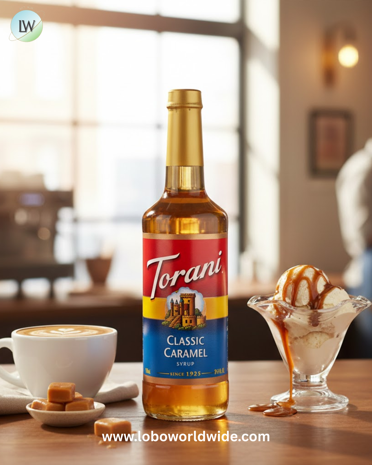 Torani Flavoring / Fruit Syrup 750 mL Glass Bottle-12/Case (Various flavors)