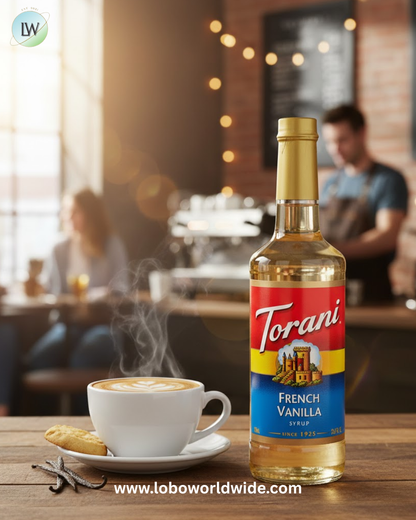 Torani Flavoring / Fruit Syrup 750 mL Glass Bottle-12/Case (Various flavors)