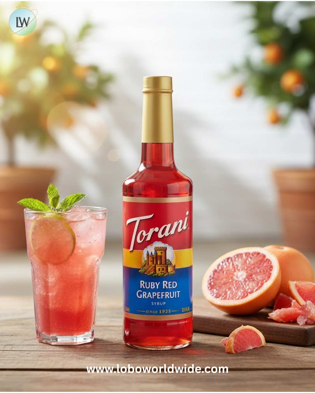 Torani Flavoring / Fruit Syrup 750 mL Glass Bottle-12/Case (Various flavors)