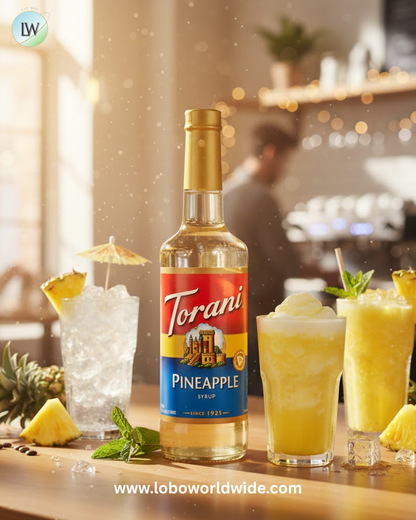 Torani Flavoring / Fruit Syrup 750 mL Glass Bottle-12/Case (Various flavors)