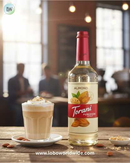 Torani Puremade Flavoring Syrup 750 mL Glass Bottle-4/case(Various Flavors)