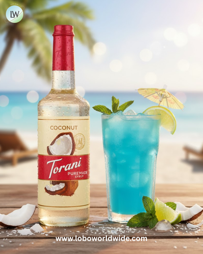 Torani Puremade Flavoring Syrup 750 mL Glass Bottle-4/case(Various Flavors)