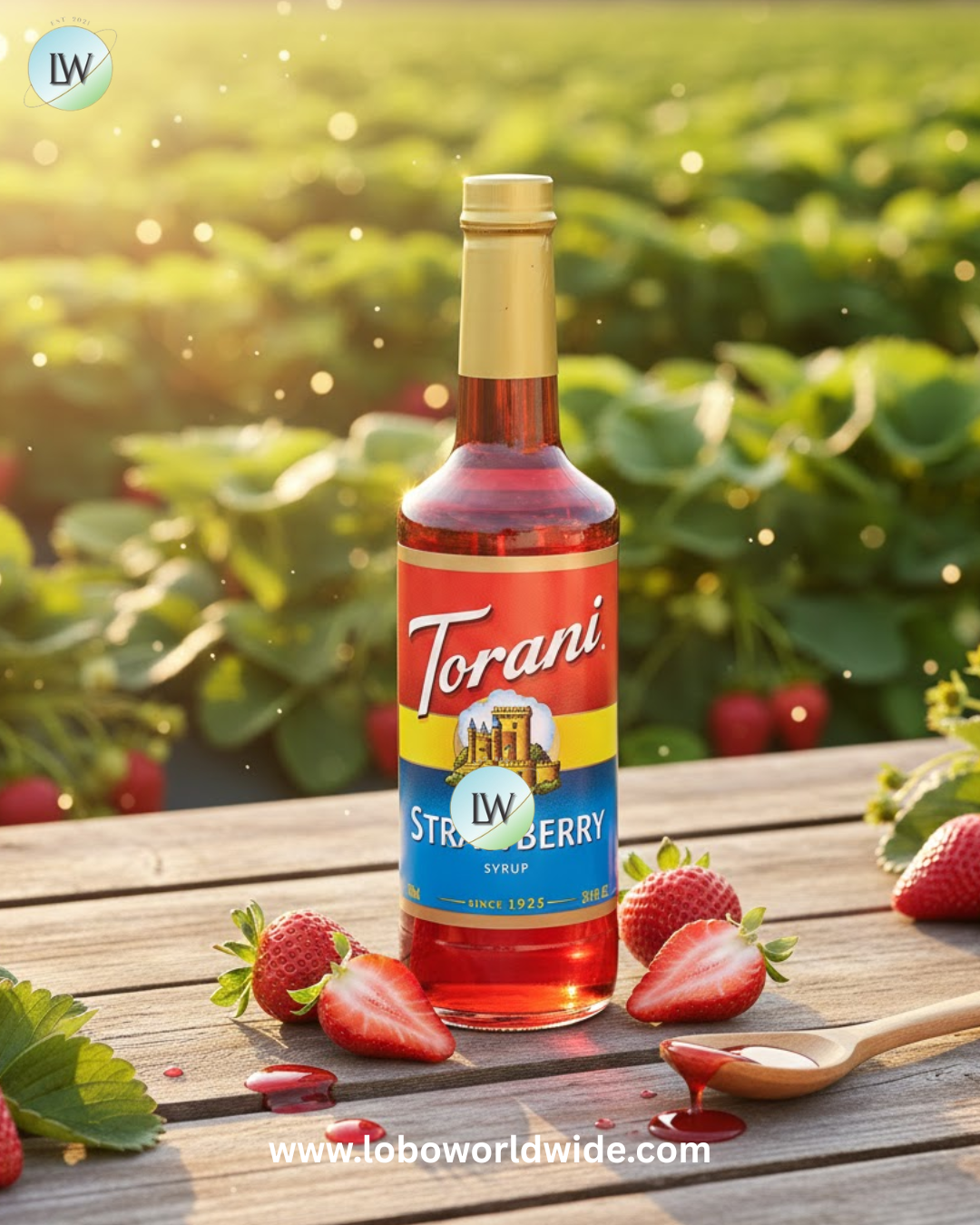 Torani Flavoring / Fruit Syrup 750 mL Glass Bottle-12/Case (Various flavors)