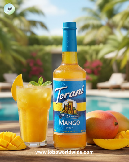 Torani Sugar-Free Flavoring Syrup 750 mL Glass Bottle - 12/Case (Various Flavors)