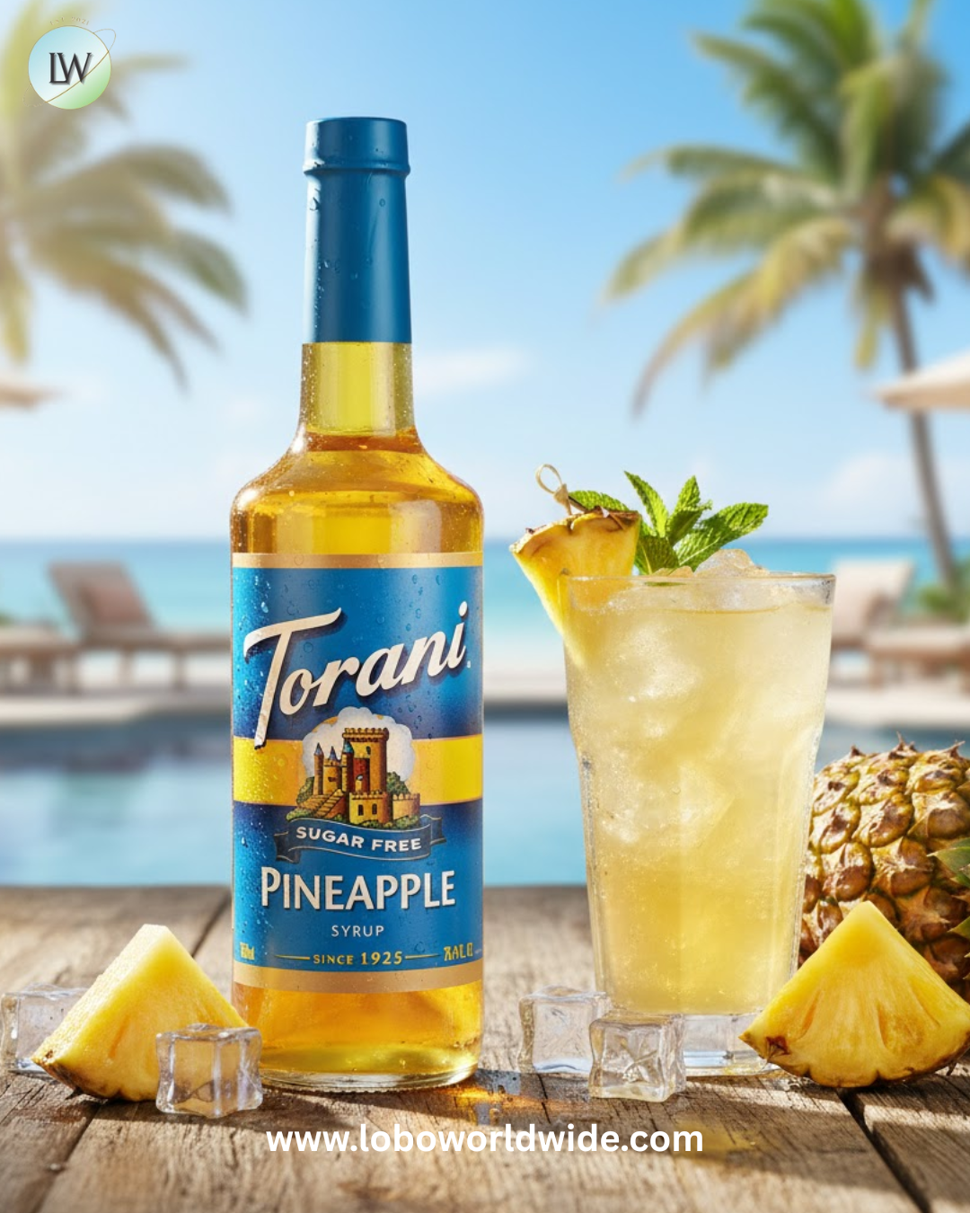 Torani Sugar-Free Flavoring Syrup 750 mL Glass Bottle - 12/Case (Various Flavors)