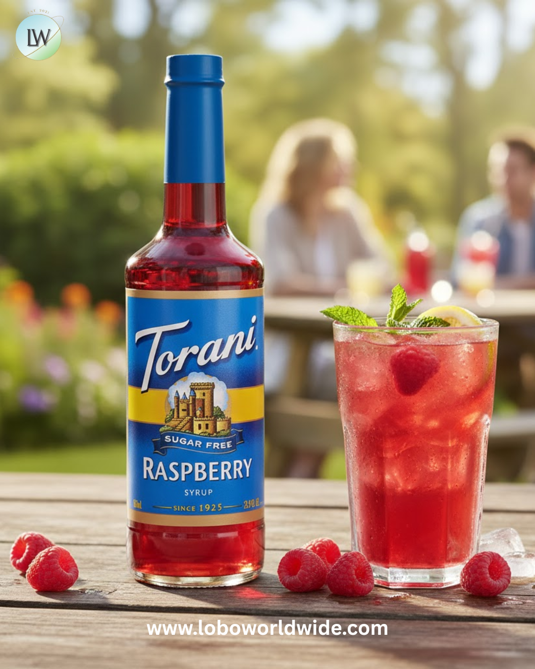 Torani Sugar-Free Flavoring Syrup 750 mL Glass Bottle - 12/Case (Various Flavors)