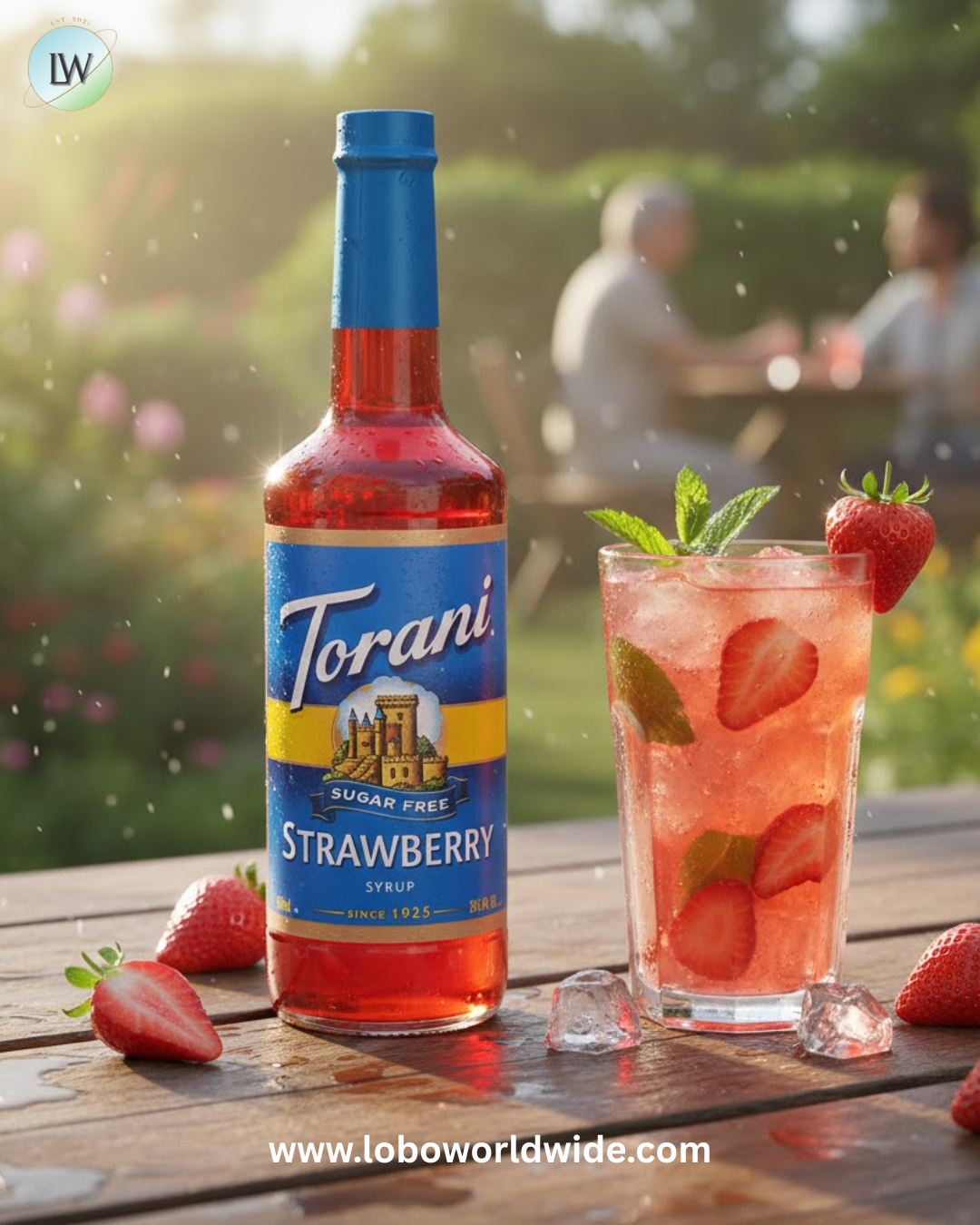 Torani Sugar-Free Flavoring Syrup 750 mL Glass Bottle - 12/Case (Various Flavors)