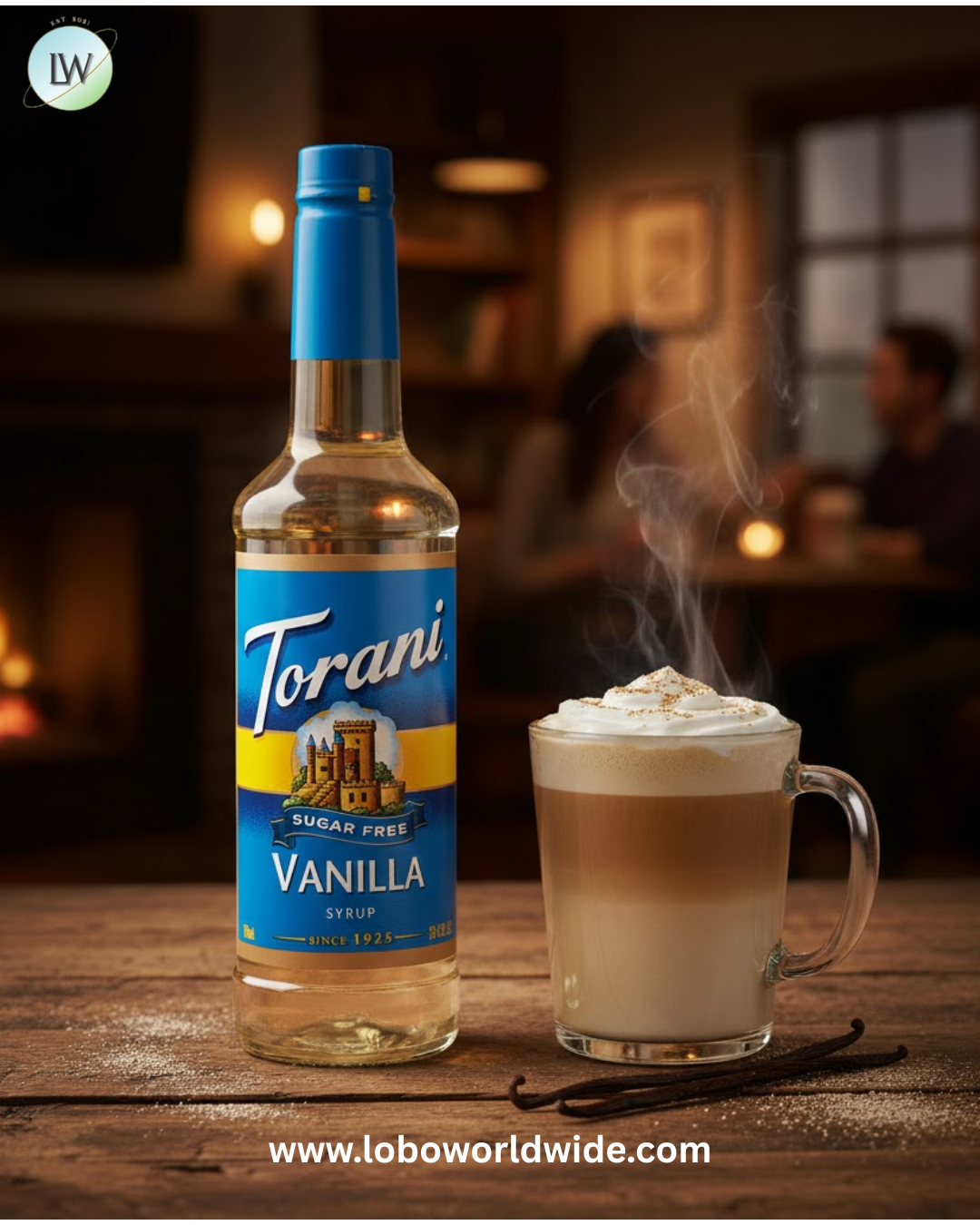 Torani Sugar-Free Flavoring Syrup 750 mL Glass Bottle - 12/Case (Various Flavors)