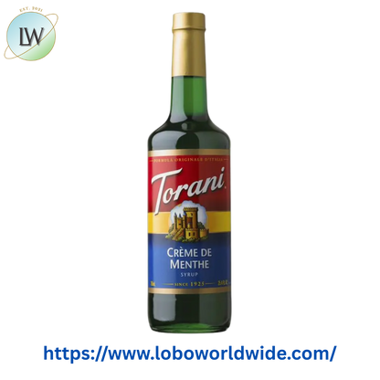 Torani Creme de Menthe Flavoring Syrup 750 mL