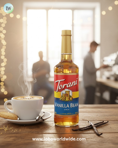 Torani Flavoring / Fruit Syrup 750 mL Glass Bottle-12/Case (Various flavors)