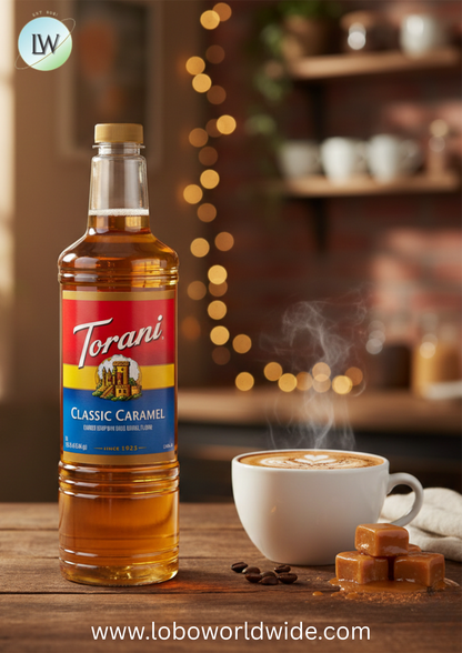 Torani Syrup Plastic Bottle 1 Liter - 6/Case (Various Flavors)