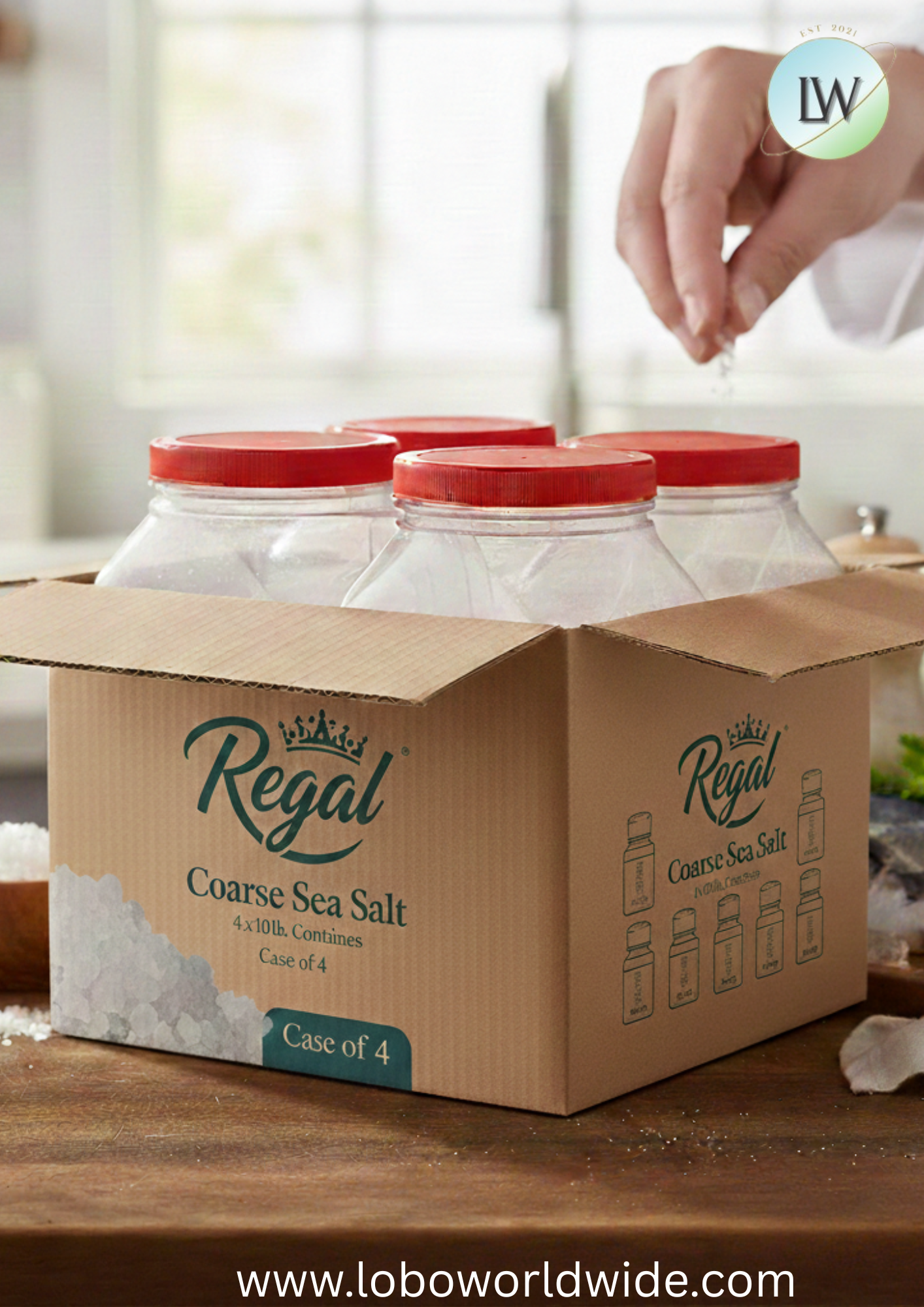 Regal Coarse Sea Salt (Various Sizes)