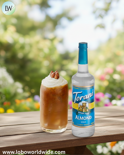 Torani Sugar-Free Flavoring Syrup 750 mL Glass Bottle - 12/Case (Various Flavors)