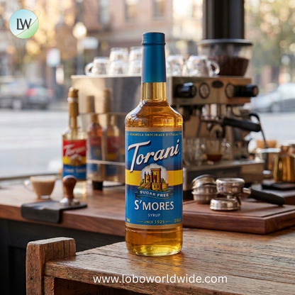 Torani Sugar-Free Flavoring Syrup 750 mL Glass Bottle - 12/Case (Various Flavors)