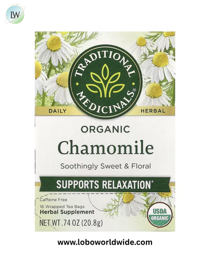Traditional Medicinals, Caffeine Free, 16 Wrapped Tea Bags