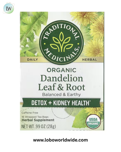 Traditional Medicinals, Caffeine Free, 16 Wrapped Tea Bags