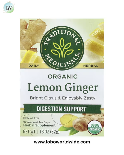 Traditional Medicinals, Caffeine Free, 16 Wrapped Tea Bags