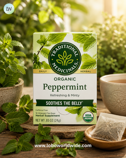 Traditional Medicinals, Caffeine Free, 16 Wrapped Tea Bags