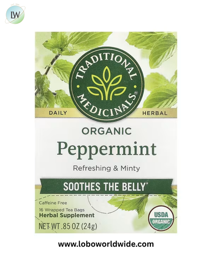 Traditional Medicinals, Caffeine Free, 16 Wrapped Tea Bags