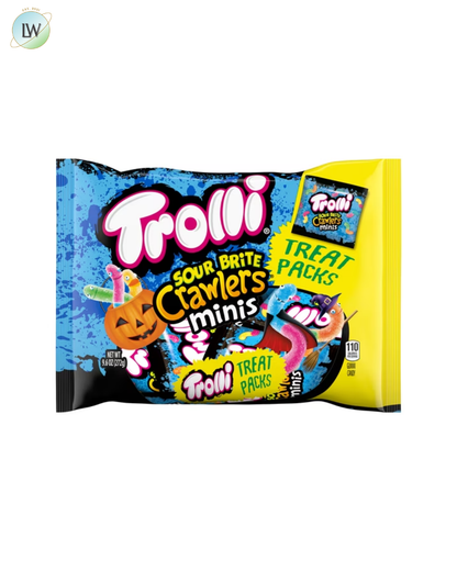 Trolli Halloween Sour Brite Crawlers Minis Treat Pack, 9.6 oz.