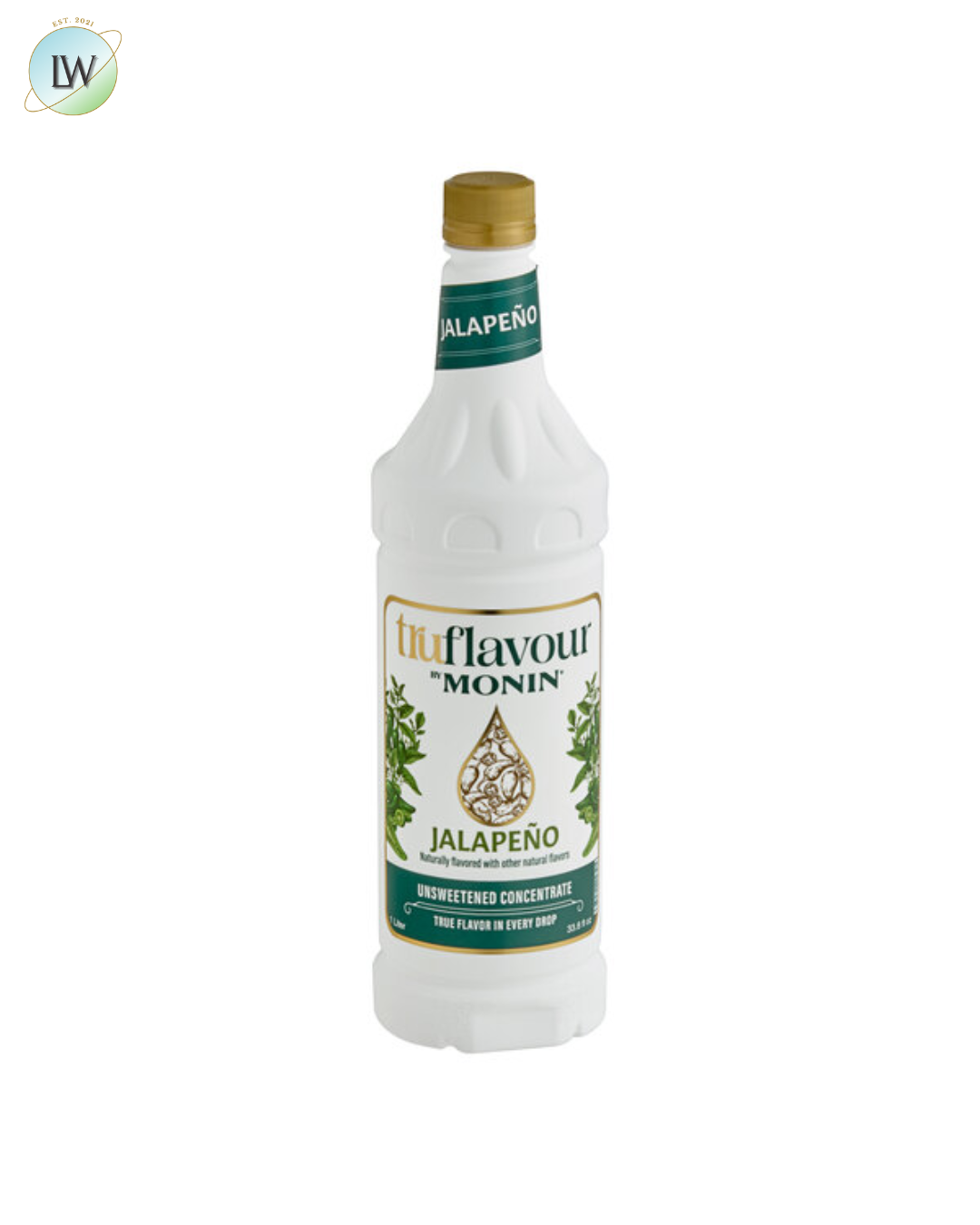 Monin TruFlavour Unsweetened Flavor Concentrate, 1 L (Various Flavours)