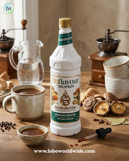 Monin TruFlavour Unsweetened Flavor Concentrate, 1 L (Various Flavours)