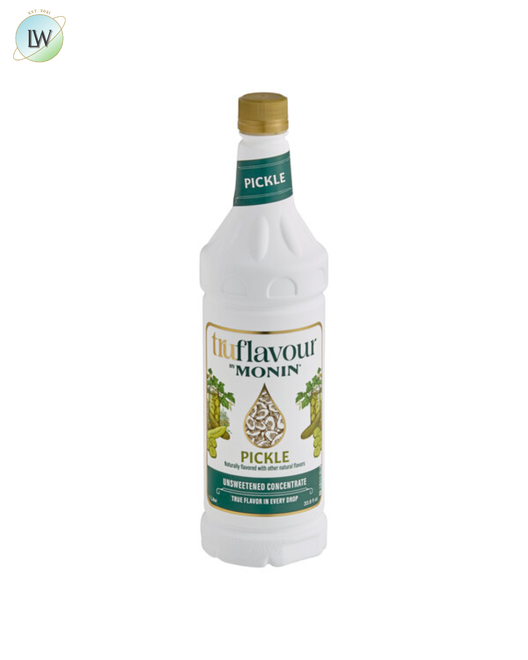 Monin TruFlavour Unsweetened Flavor Concentrate, 1 L (Various Flavours)