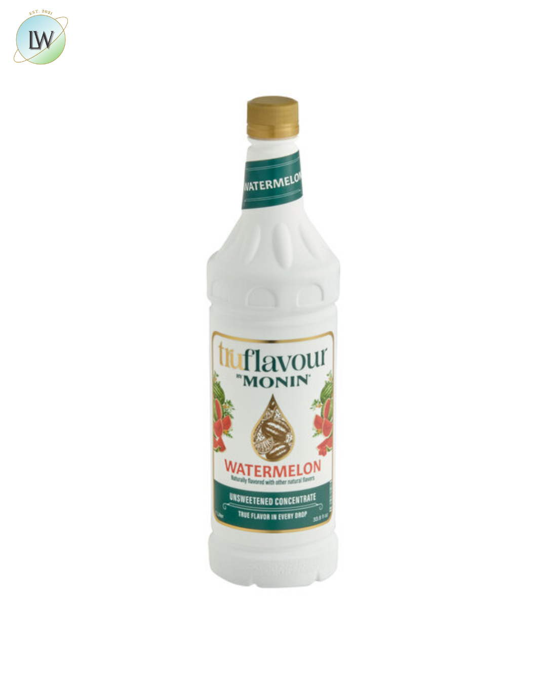 Monin TruFlavour Unsweetened Flavor Concentrate, 1 L (Various Flavours)
