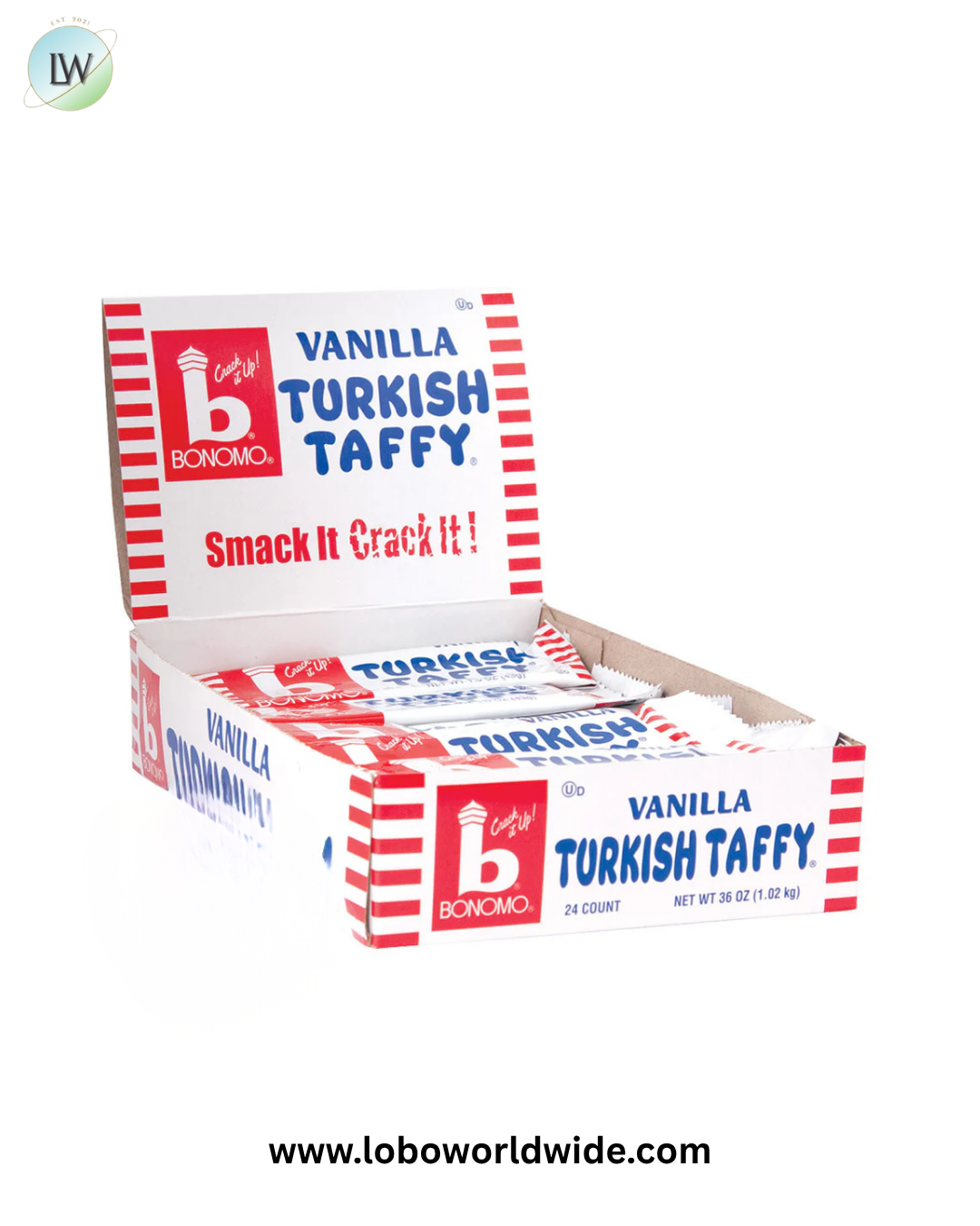 Bonomo Turkish Taffy - 24ct