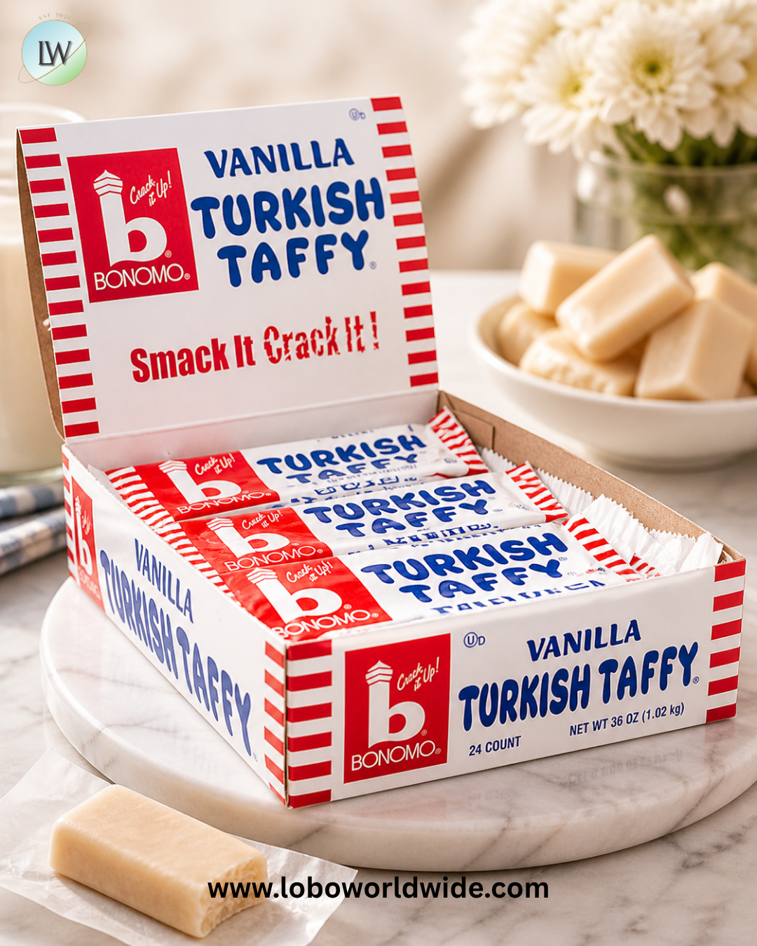 Bonomo Turkish Taffy - 24ct