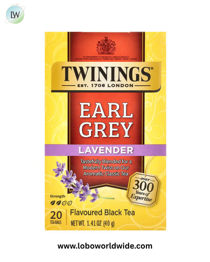 Twinings, Flavored Black Tea, 20 Tea Bags, 1.41 oz (40 g)