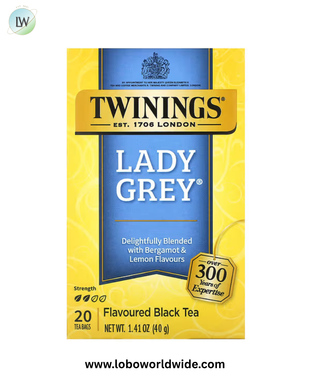 Twinings, Flavored Black Tea, 20 Tea Bags, 1.41 oz (40 g)