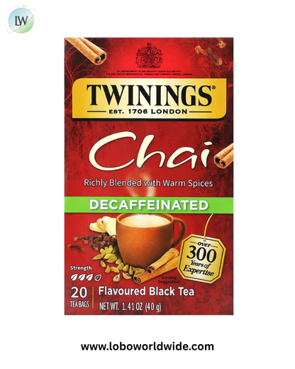 Twinings, Flavored Black Tea, 20 Tea Bags, 1.41 oz (40 g)