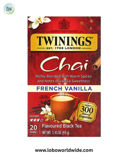 Twinings, Flavored Black Tea, 20 Tea Bags, 1.41 oz (40 g)