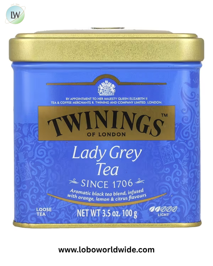 Twinings, Lady Grey Loose Tea, 3.5 oz (100 g)