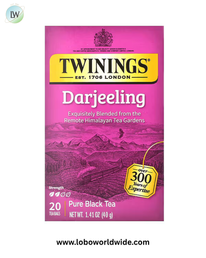 Twinings, Pure Black Tea, Darjeeling