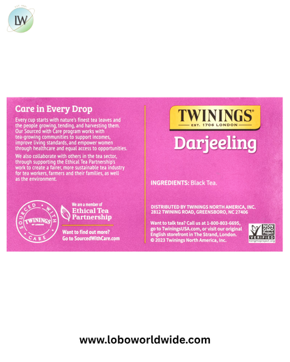 Twinings, Pure Black Tea, Darjeeling