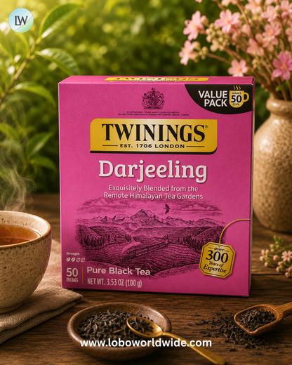 Twinings, Pure Black Tea, Darjeeling