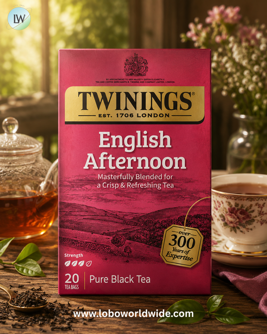 Twinings, Pure Black Tea, English Afternoon, 20 Tea Bags, 1.41 oz (40 g)