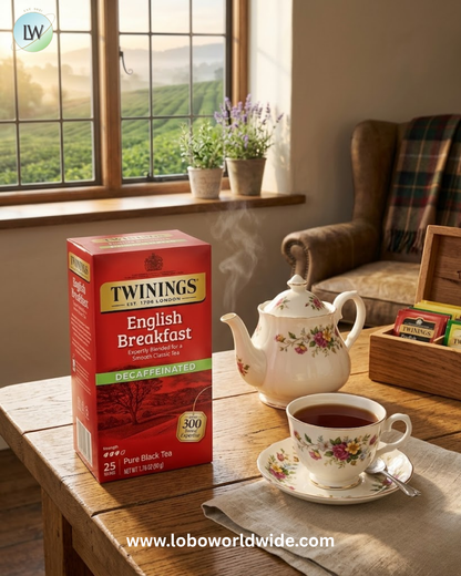 Twinings, Pure Black Tea, English Breakfast, 1.76 oz (50 g)