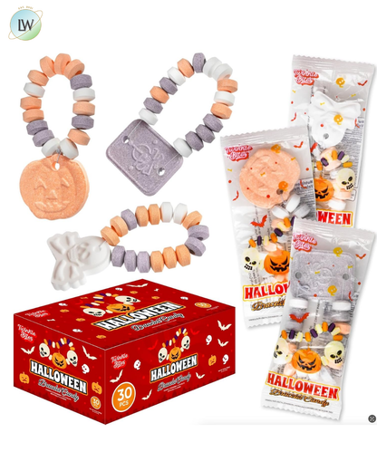 Twinkle Bites Halloween Candy Bracelets, 0.42 oz, 30 pk.