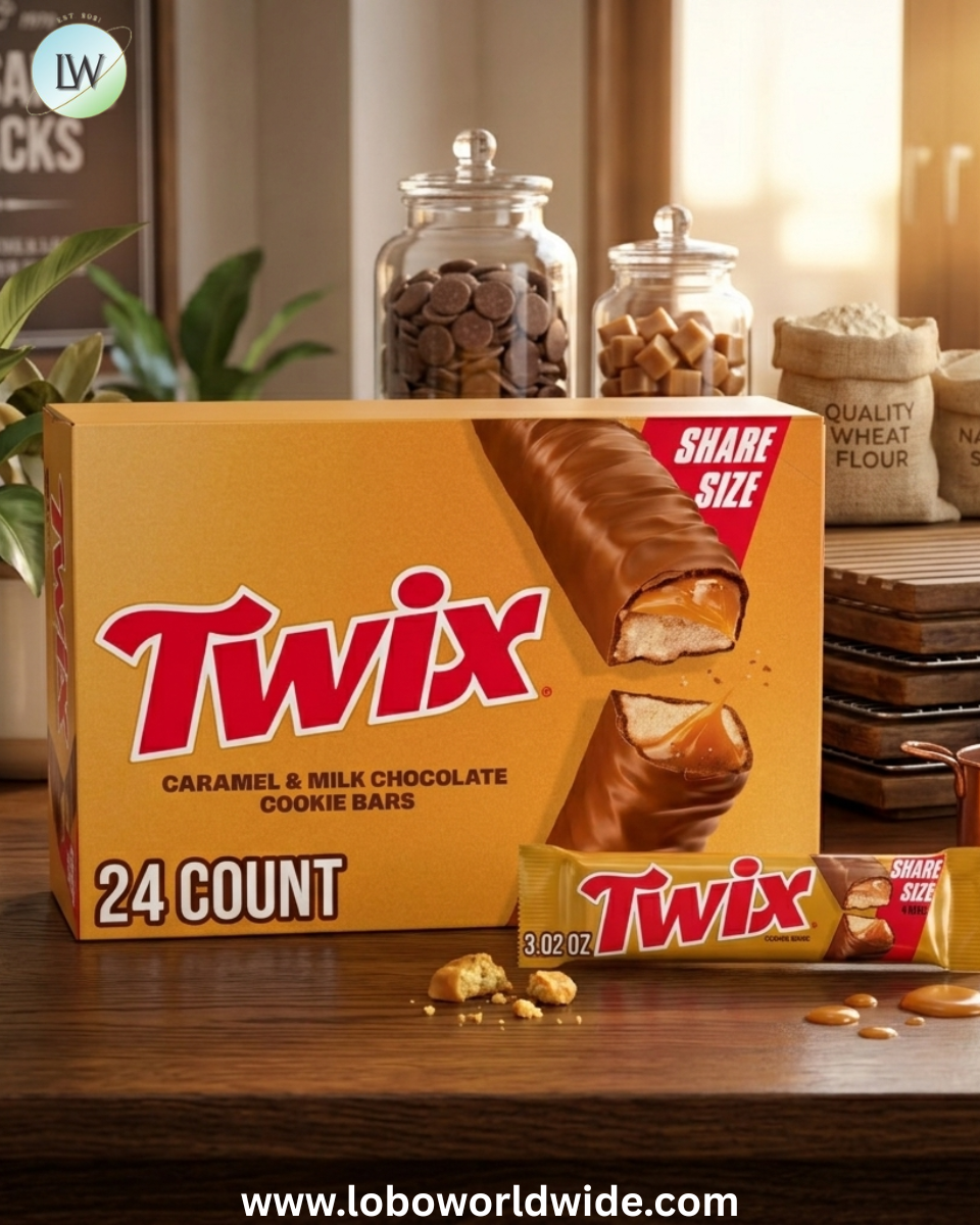 Twix Caramel Cookie Chocolate Candy Bars, Share Size, 3.02 oz., 24 pk.