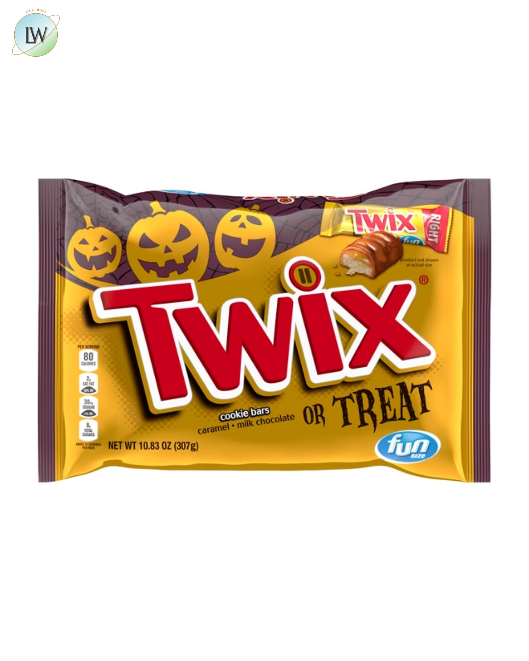 Twix Fun Size Halloween Chocolate Bars, 10.83 oz.