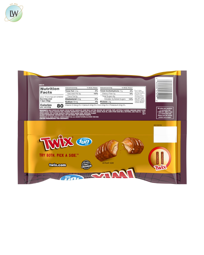 Twix Fun Size Halloween Chocolate Bars, 10.83 oz.