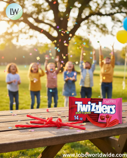 TWIZZLERS Pull 'N' Peel Cherry Candy 14-Ounce Bags (6 pk.)