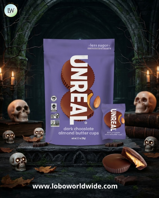 Unreal Dark Chocolate Almond Butter Cups, 3.2 oz.
