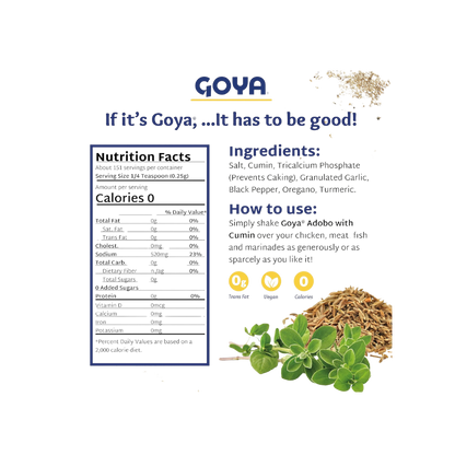 Goya 28 oz. Adobo All-Purpose Seasoning with Cumin