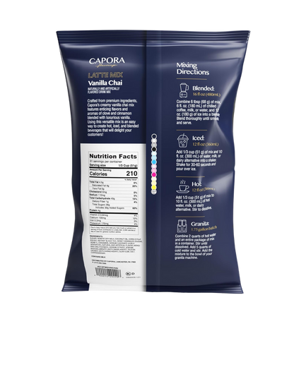 Capora 3.5 lb. Vanilla Chai Latte Mix