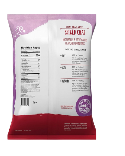 Big Train Spiced Chai Tea Latte Mix - 3.5 lb.
