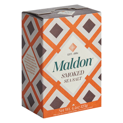 Maldon Smoked Sea Salt Flakes 4.4 oz. - 12/Case